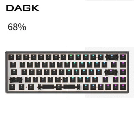 DAGK Aluminum Alloy 68pro Keyboard Kit (Renovation Keyboard, Good Condition, Not 1st Hand）