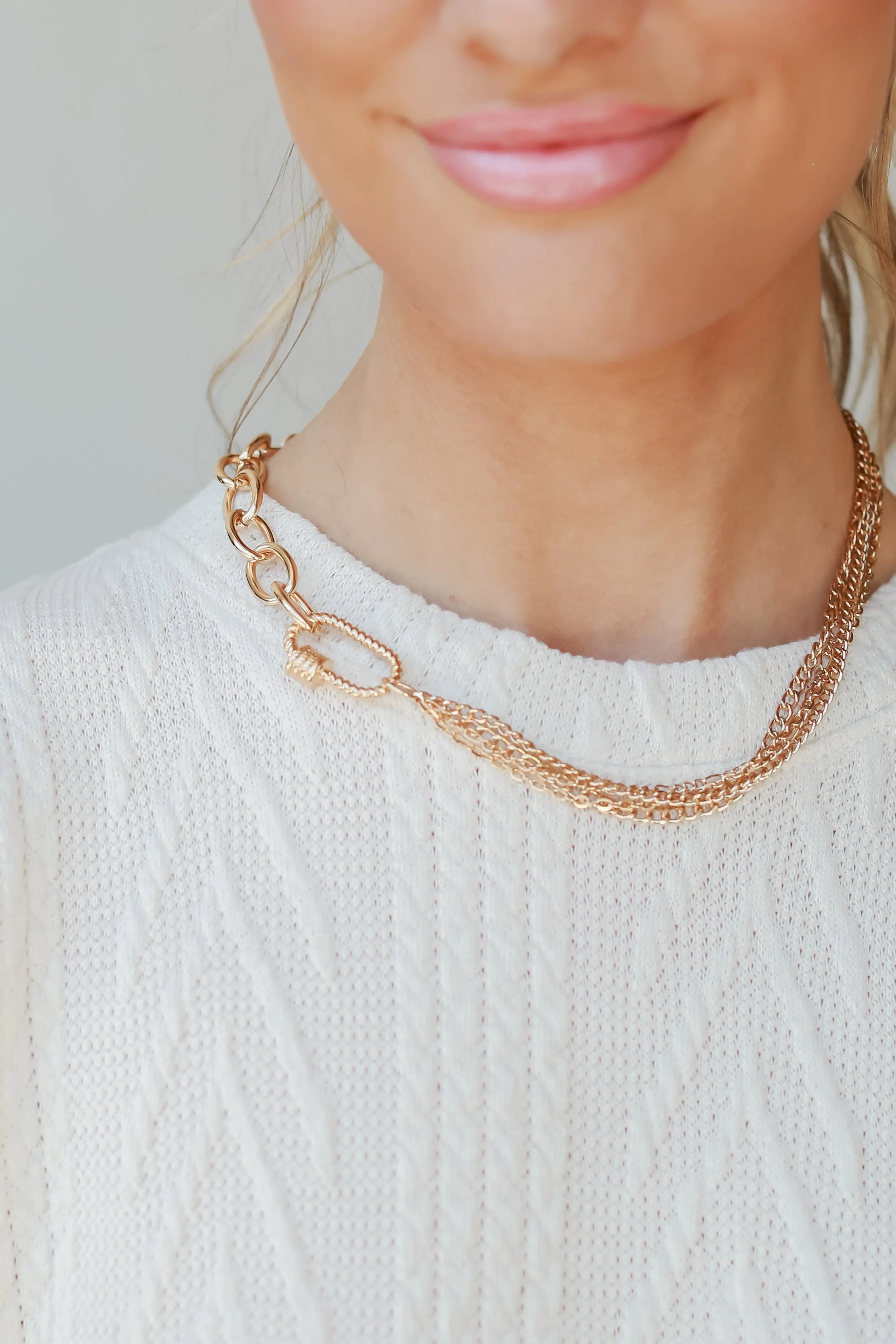 Dakota Gold Chain Necklace