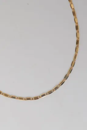 Daphne Gold Chain Necklace