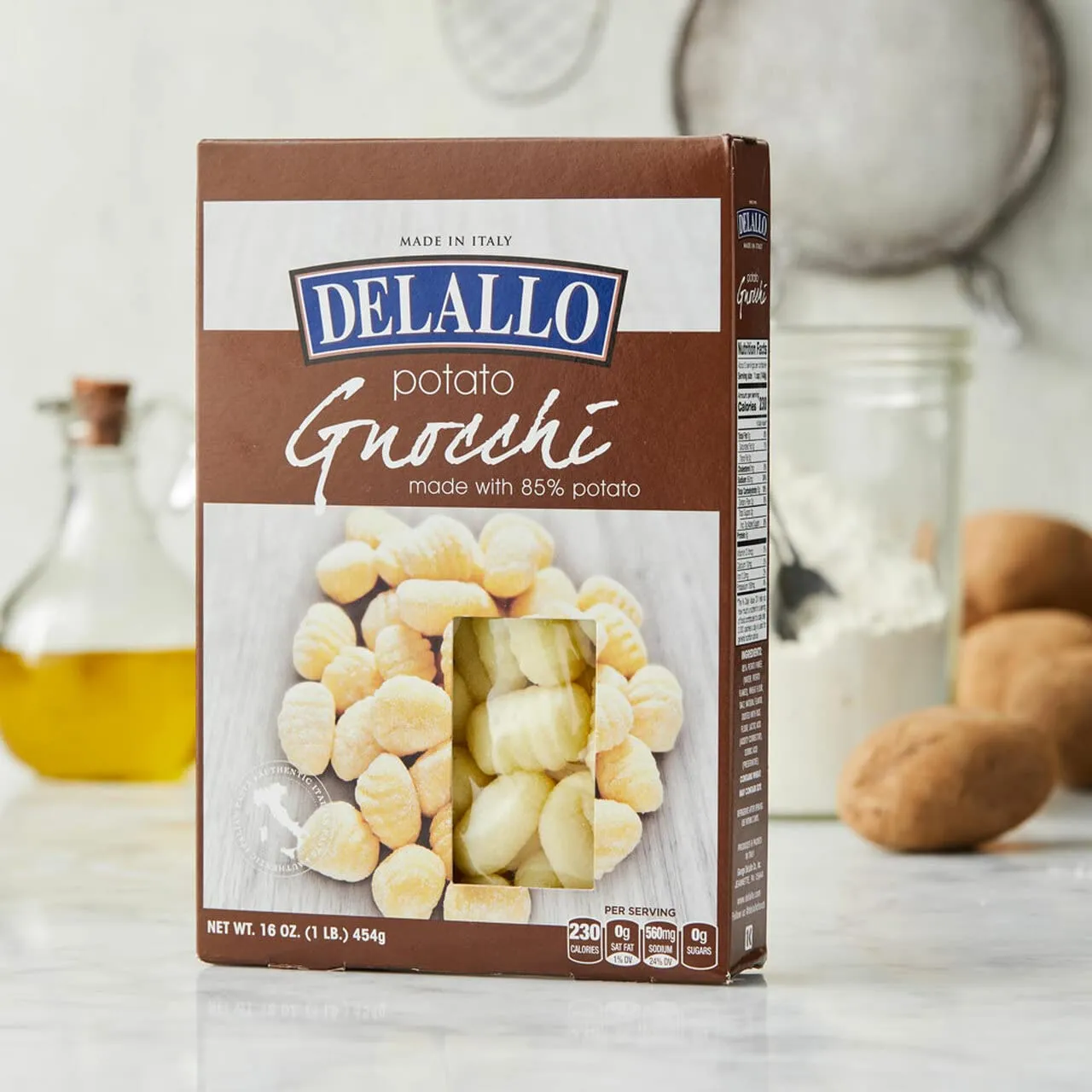 DeLallo Italian Potato Gnocchi 1lb 12 Pack Authentic Italian Pasta