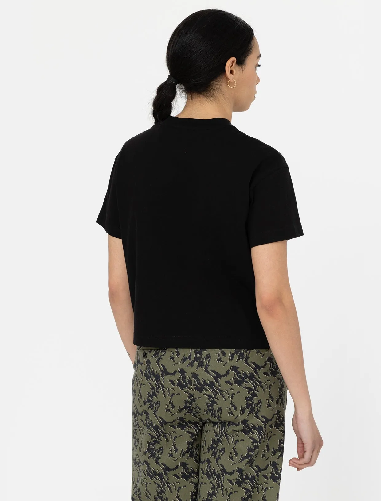 Dickies Oakport Boxy T-shirt Nero Donna