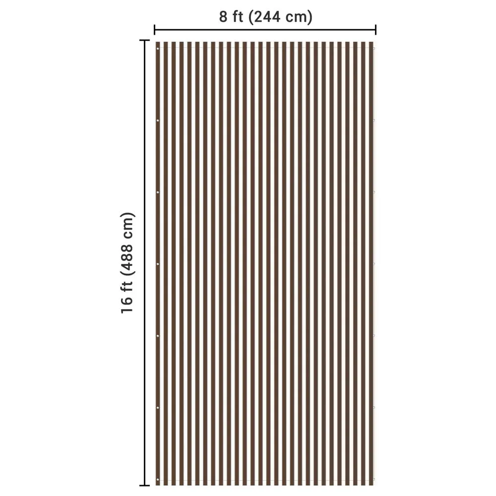 DIY 16' x 8' Pergola Roof Cover Canopy Replacement with Rods