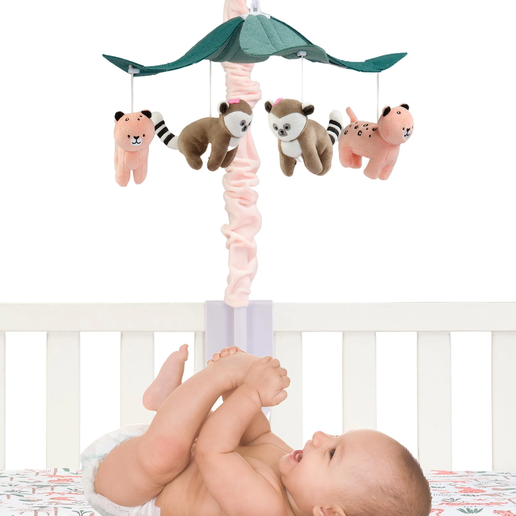 Enchanted Safari Musical Baby Crib Mobile