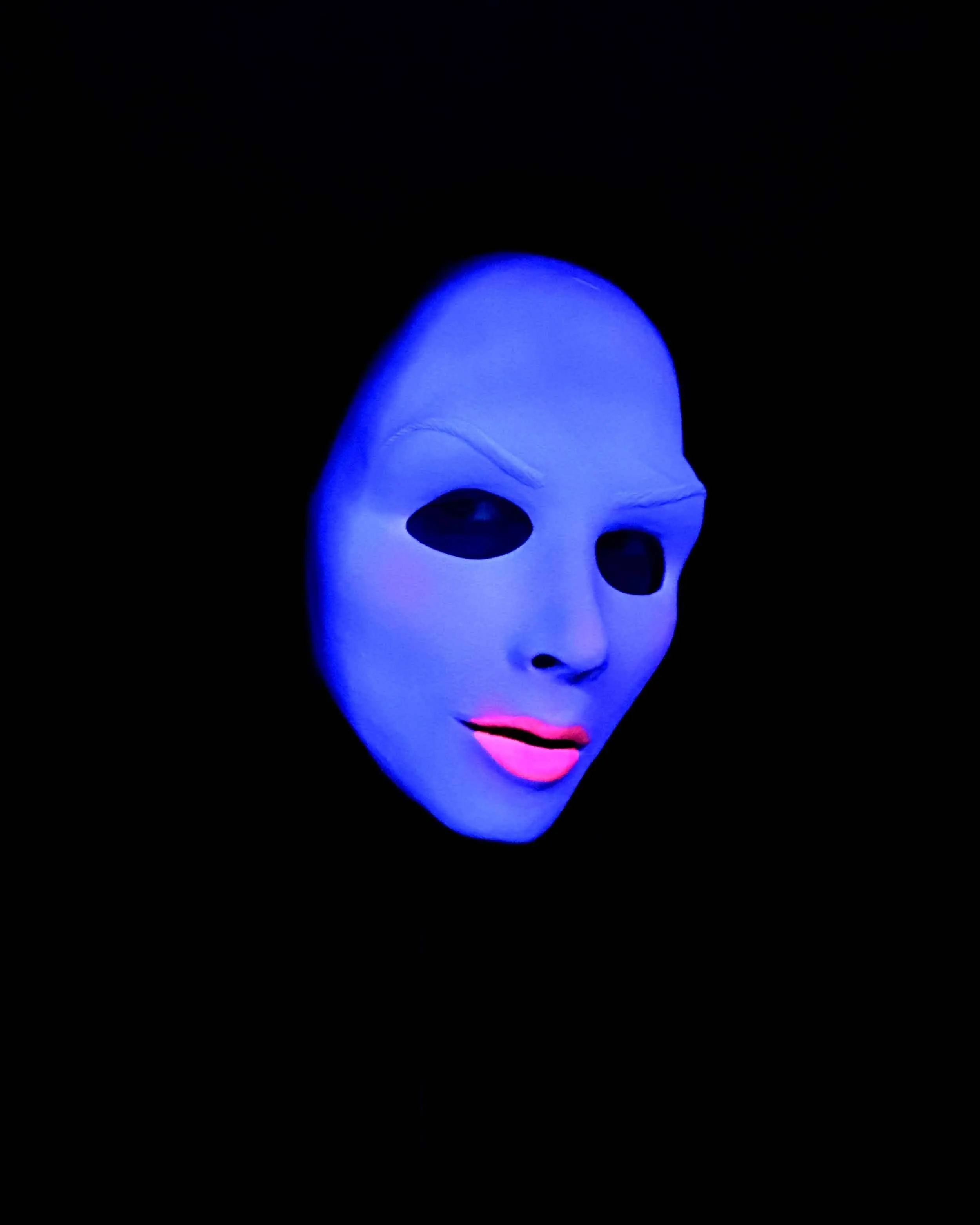 Evil Nun Latex Face Mask UV Glow