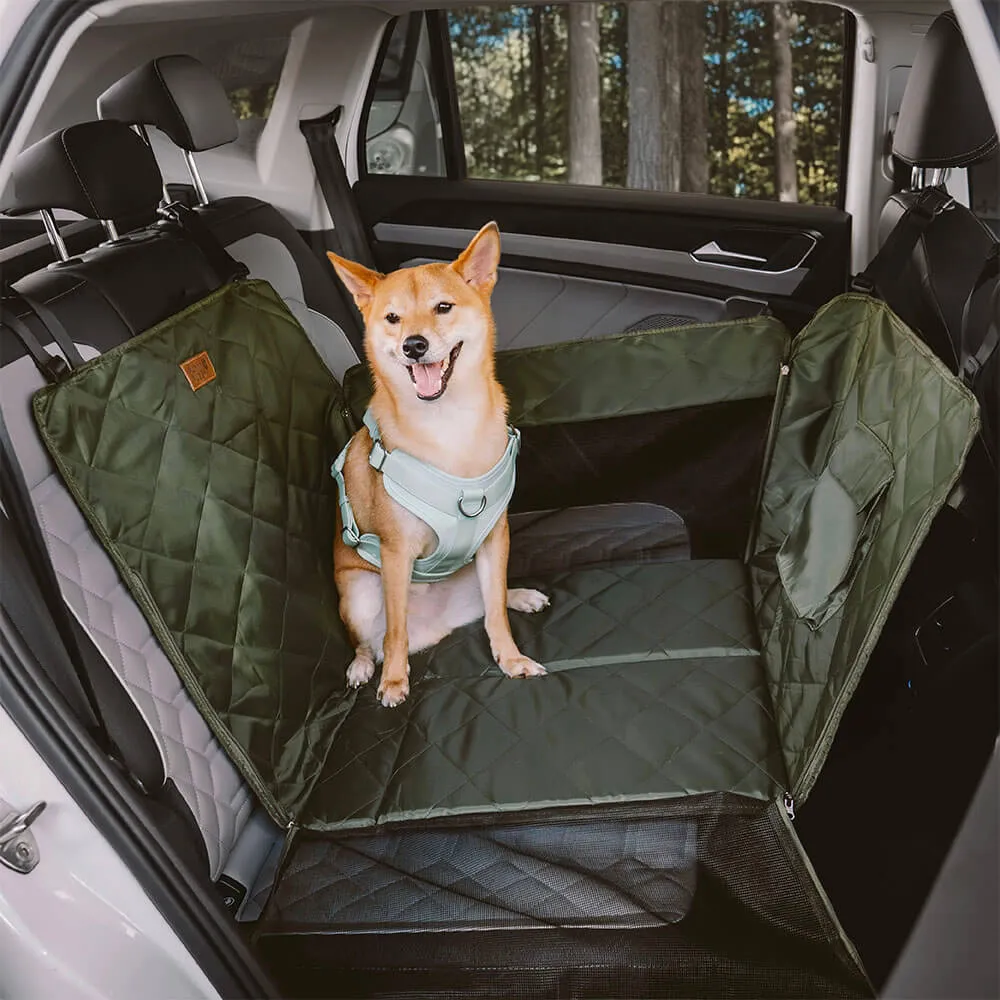 Extra Stable Travel Waterproof Dog Car Back Seat Extender