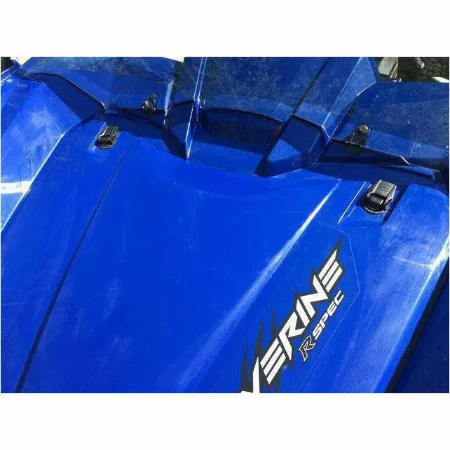 Extreme Metal Products Yamaha Wolverine Hard Coated Full Windshield