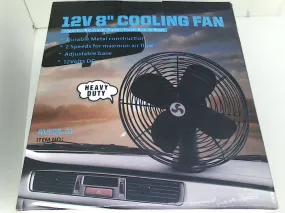 Facon 12V 8 Inch Heavy Duty Cooling Fan for RVs Trucks and Boats