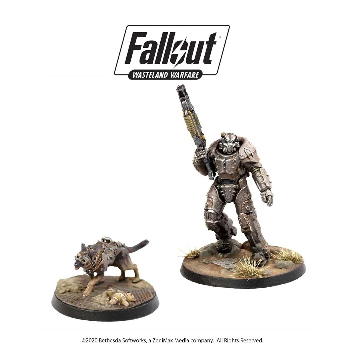 Fallout Wasteland Warfare: X-01 Survivor & Dogmeat