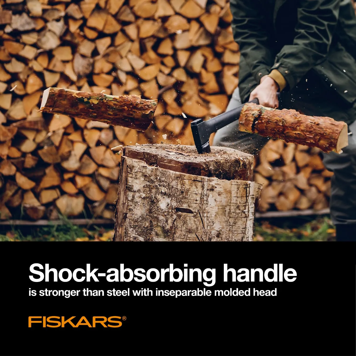 Fiskars X27 Super Splitting Axe with 36 Inch Shock Absorbing Handle