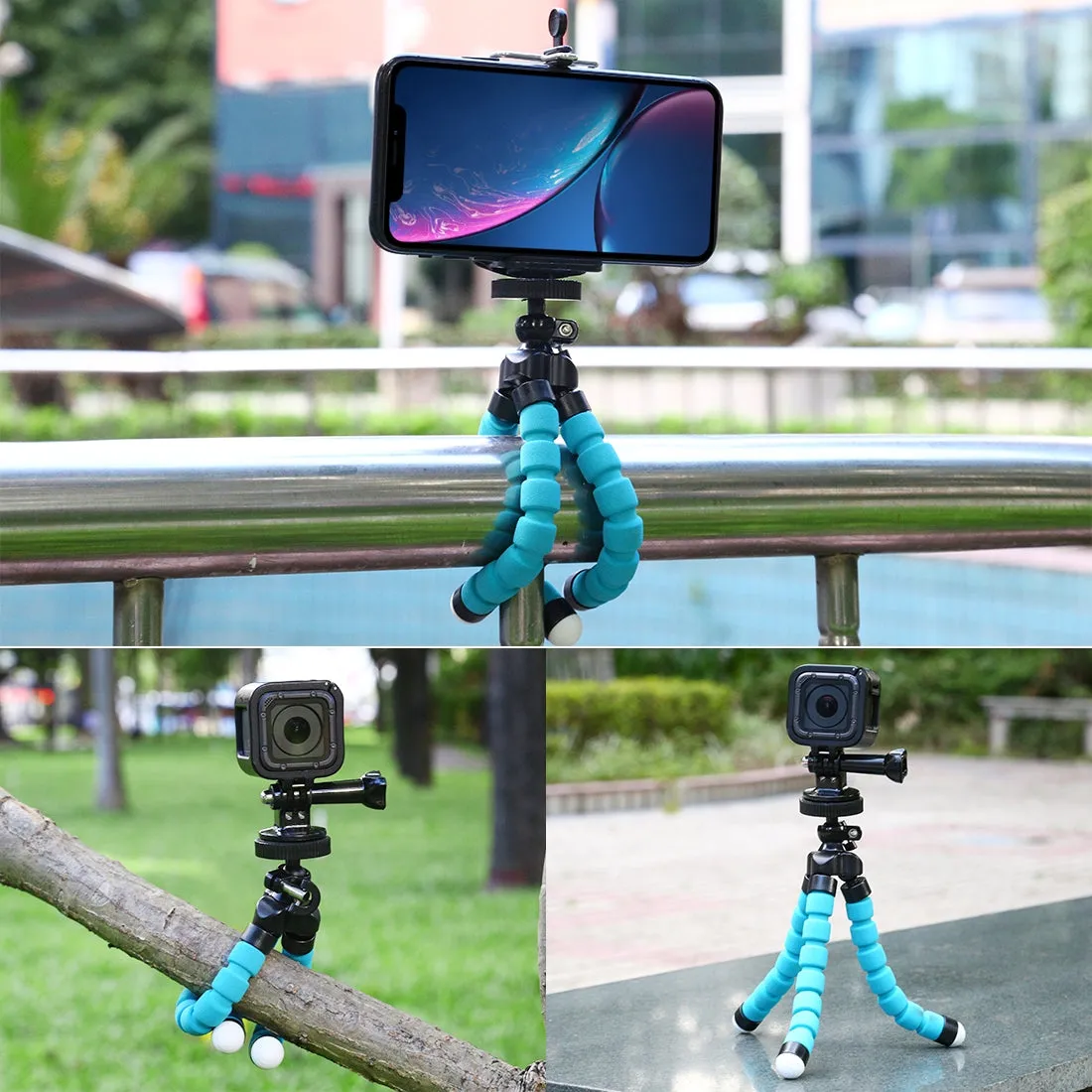 Flexible Octopus Bubble ccc Stand Mount for Smartphone, Camera - pack of 2