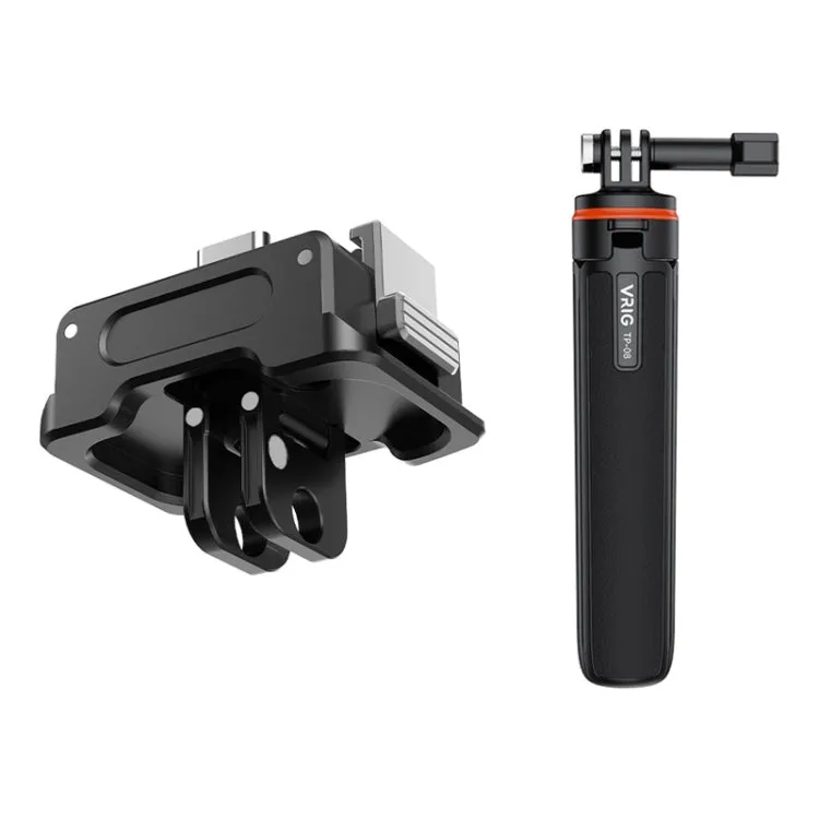 For DJI OSMO Pocket 3 Camera Charging Base Quick Release Mount Adapter With 1/4 Inch Hole, Spec: With Tripod