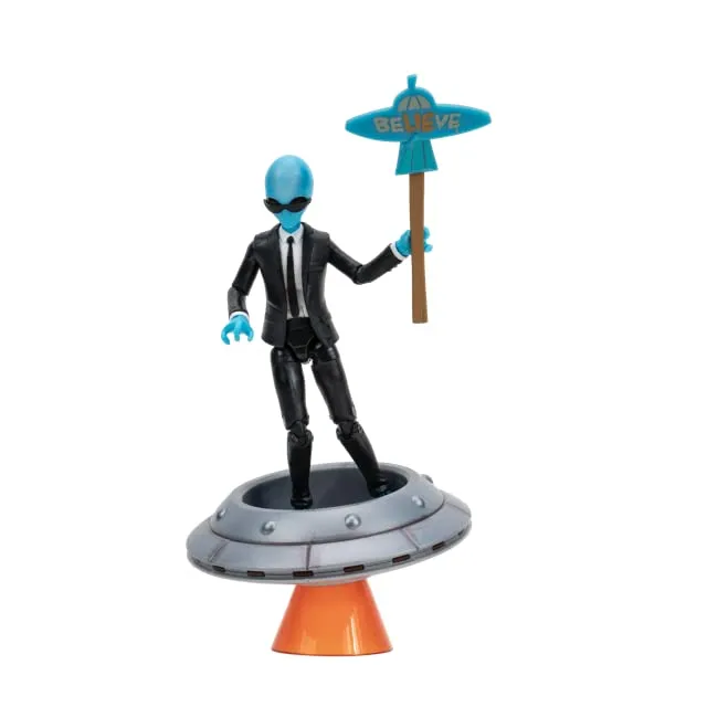 Fortnite Emote Series Human Bill 4-Inch Figure with Lil’ Saucer Vehicle