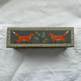 Fox Box - Hand Painted