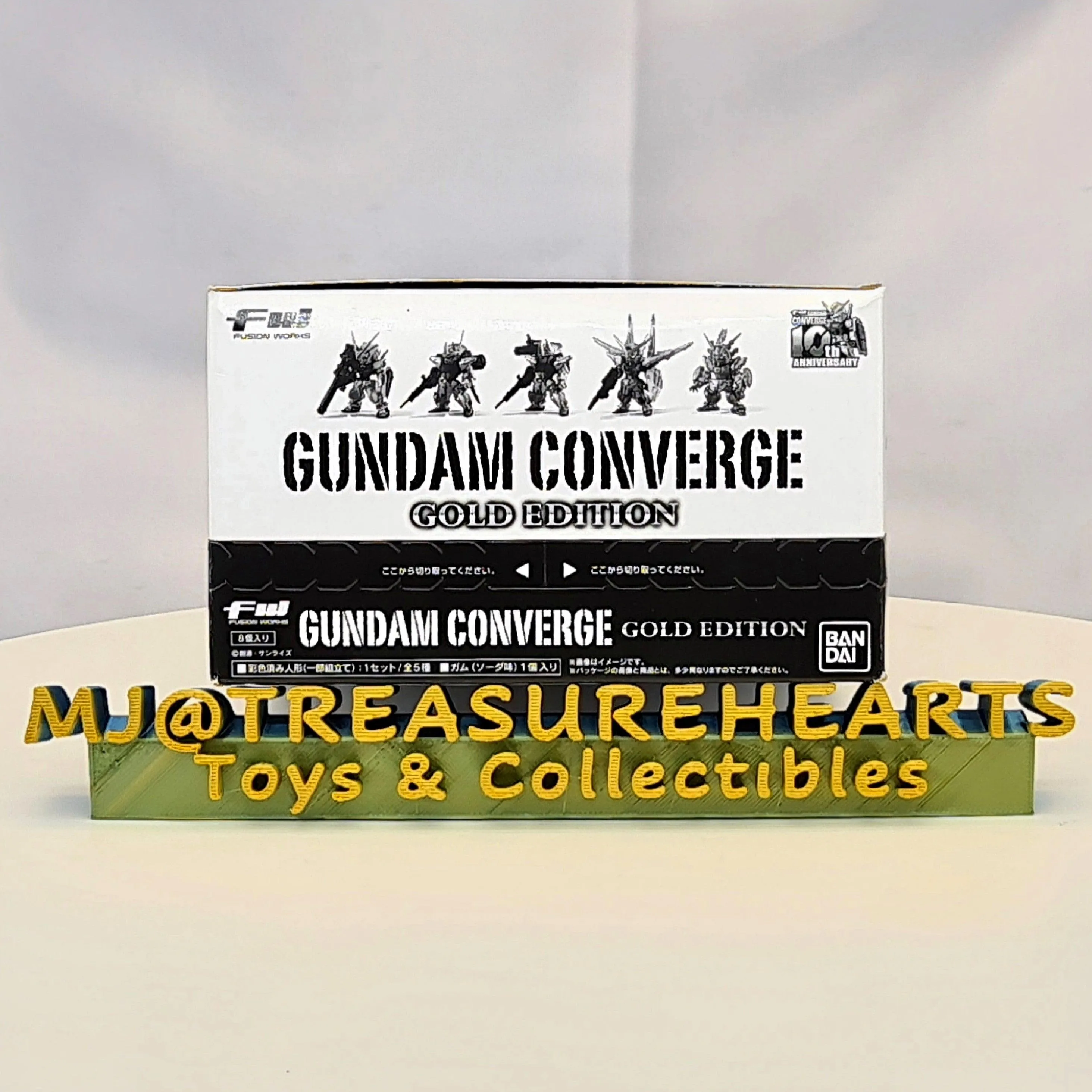 FW Gundam Converge Gold Edition 8Pack Box