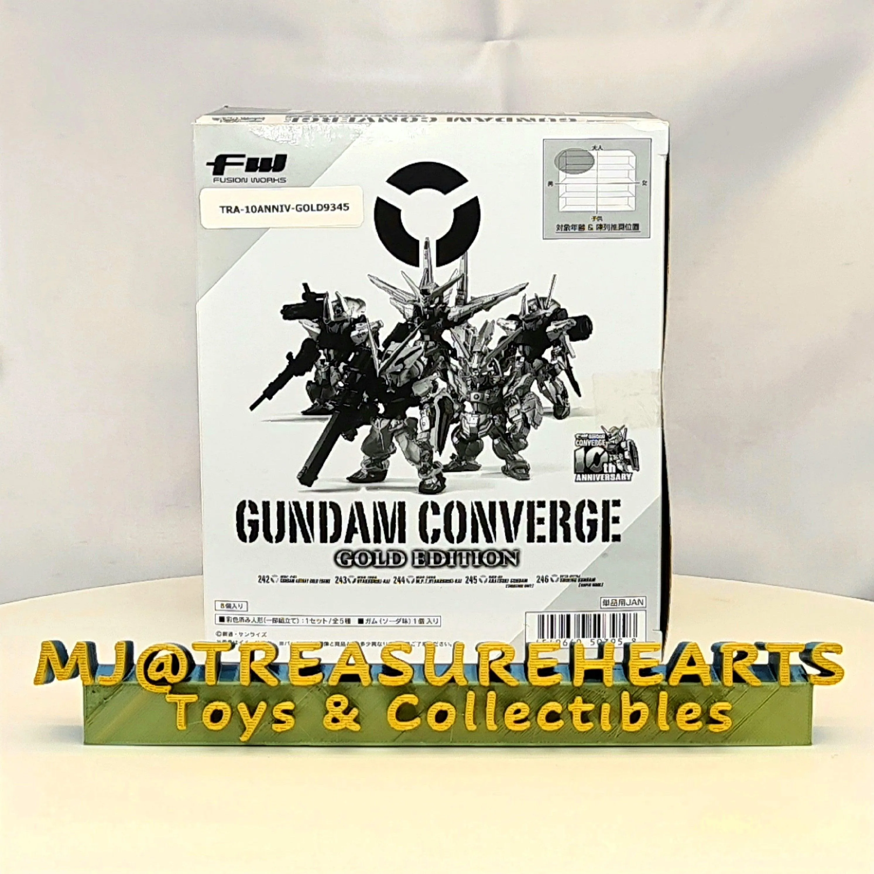 FW Gundam Converge Gold Edition 8Pack Box