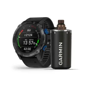 Garmin Descent MK2i Carbon Gray Black Silicone Band Dive Computer W/ Descent T1 Tank Pod Transmitter