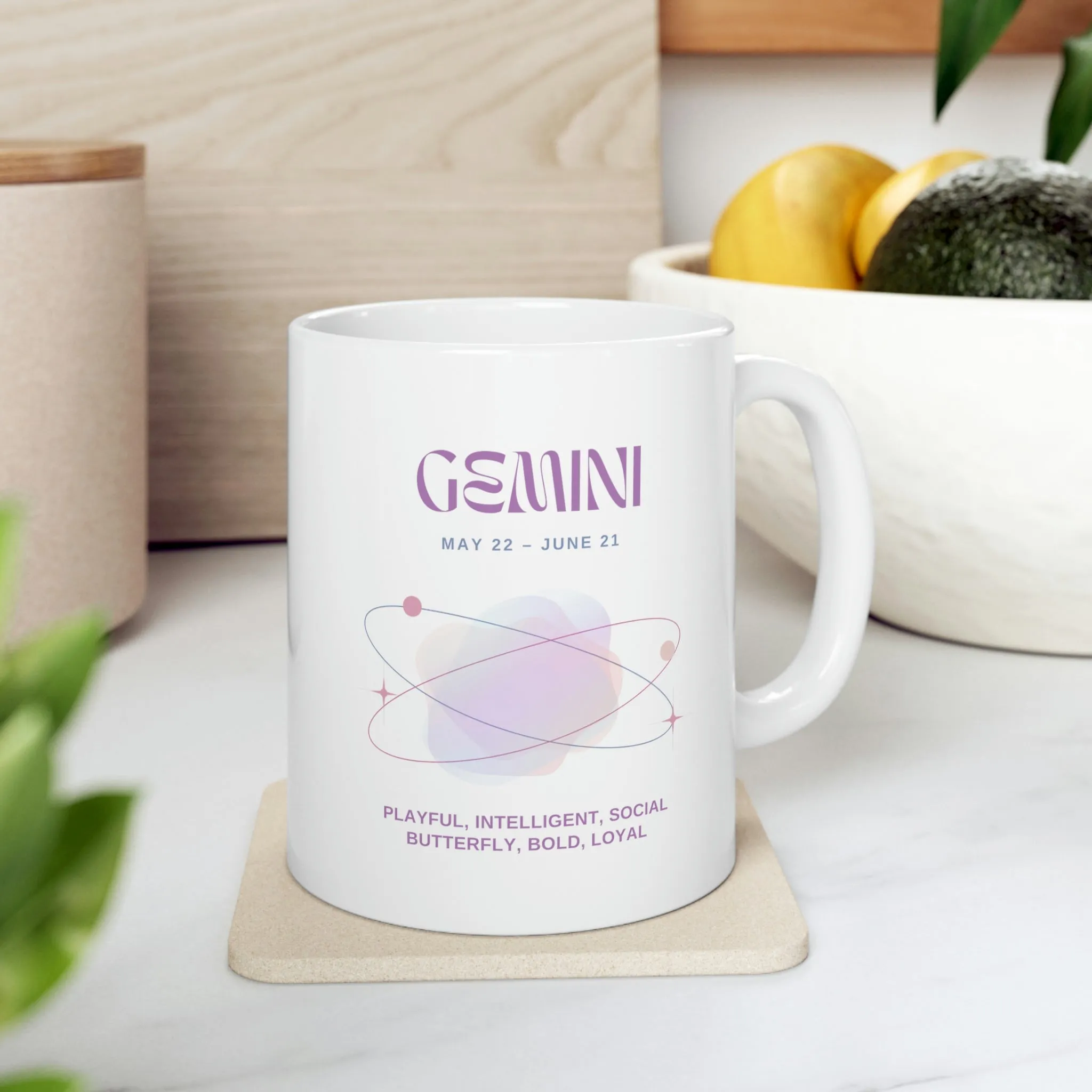 Gemini Astrology Traits Mug