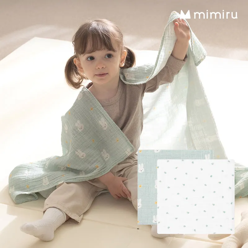 GGUMBI Mimiru Muslin Blanket 2pcs