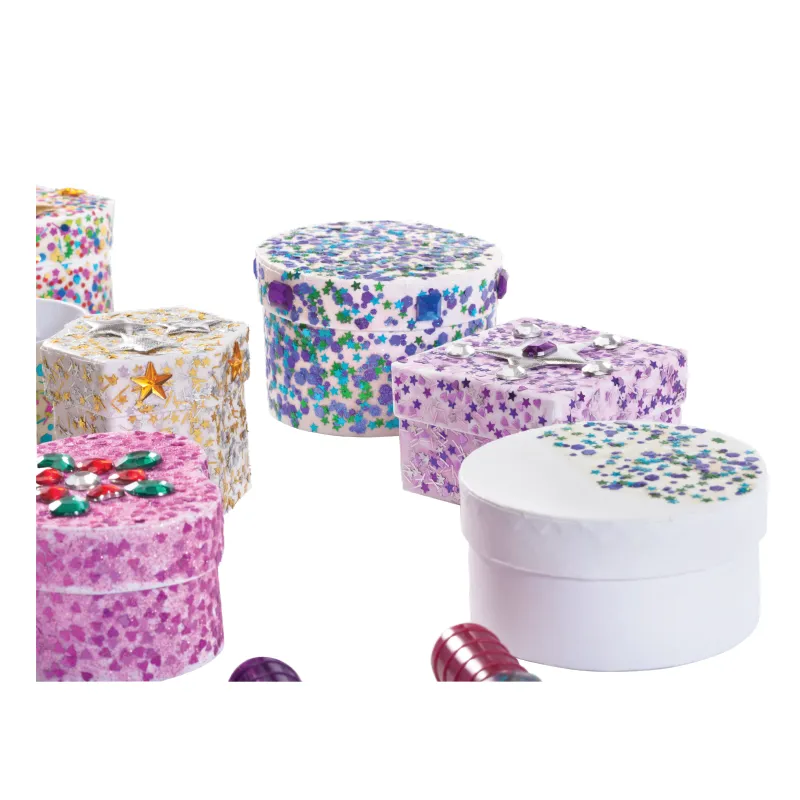 Glittery Treasure Boxes - Creative Kit for Girls