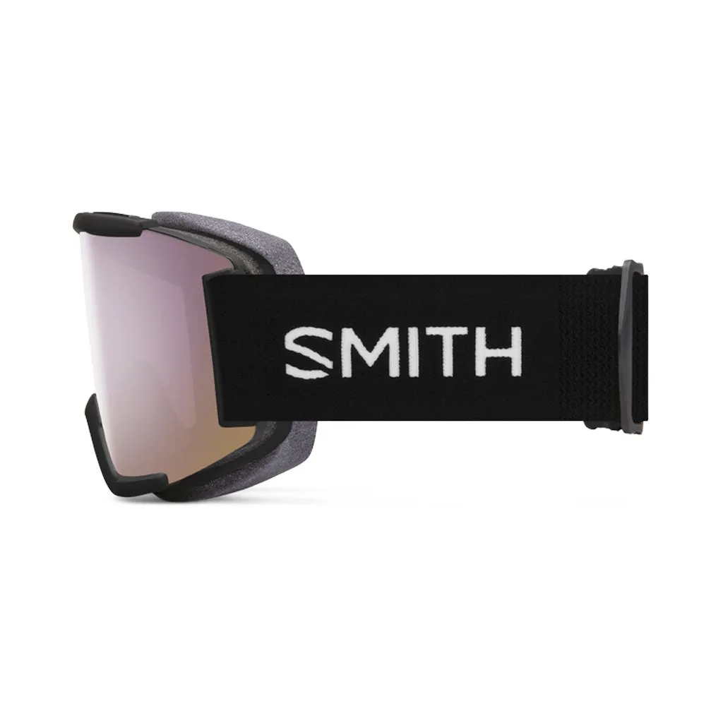 Goggles Smith Squad Black - ChromaPop Everyday Rose Gold Mirror