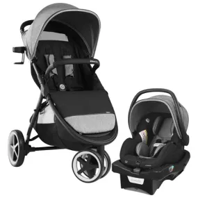 Gold Verge3 Travel System with LiteMax Infant Car Seat - Moonstone