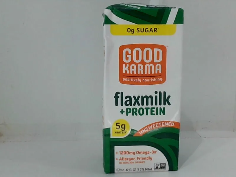 Good Karma Unsweetened Flaxmilk Protein 32 Fl Oz