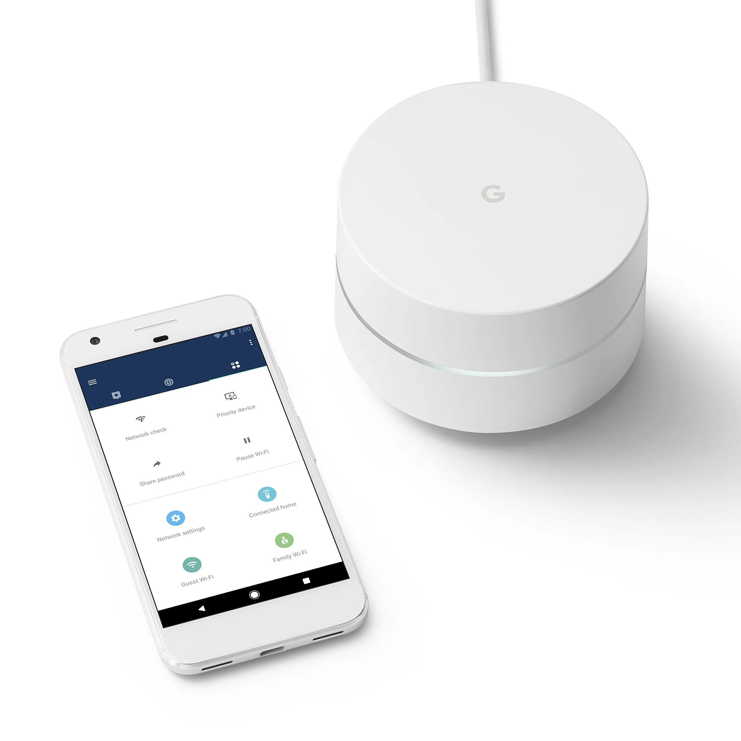 Google WiFi system, 3-Pack - Router replacement for whole home coverage (NLS-1304-25)