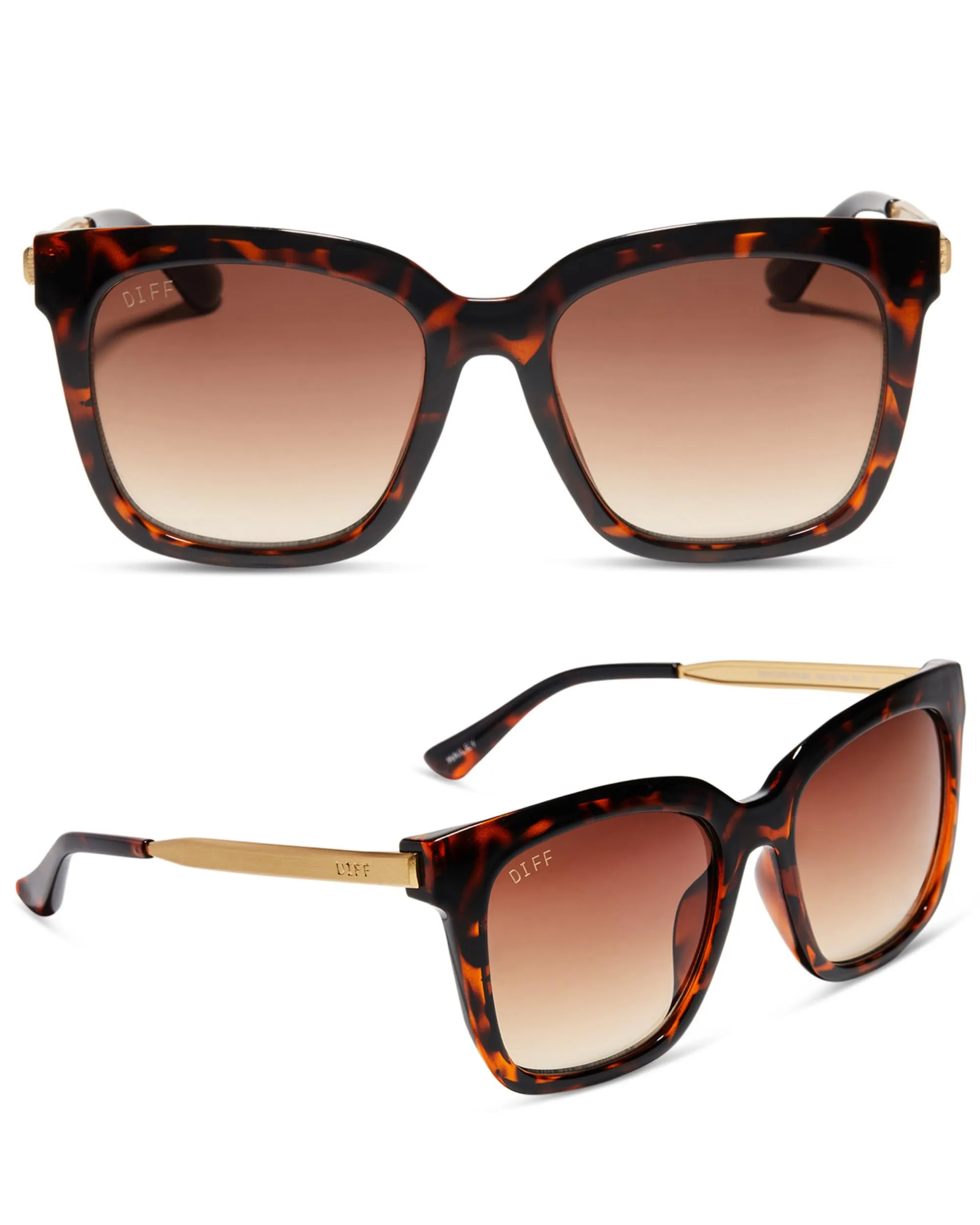 Hailey Oversized Square Sunglasses for Women with UV400