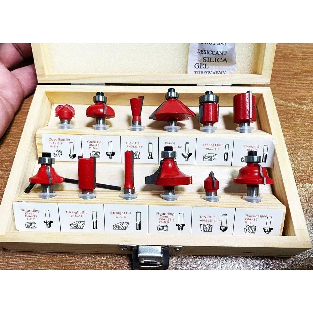 Hokage Router Bit Set (12 pcs/set)