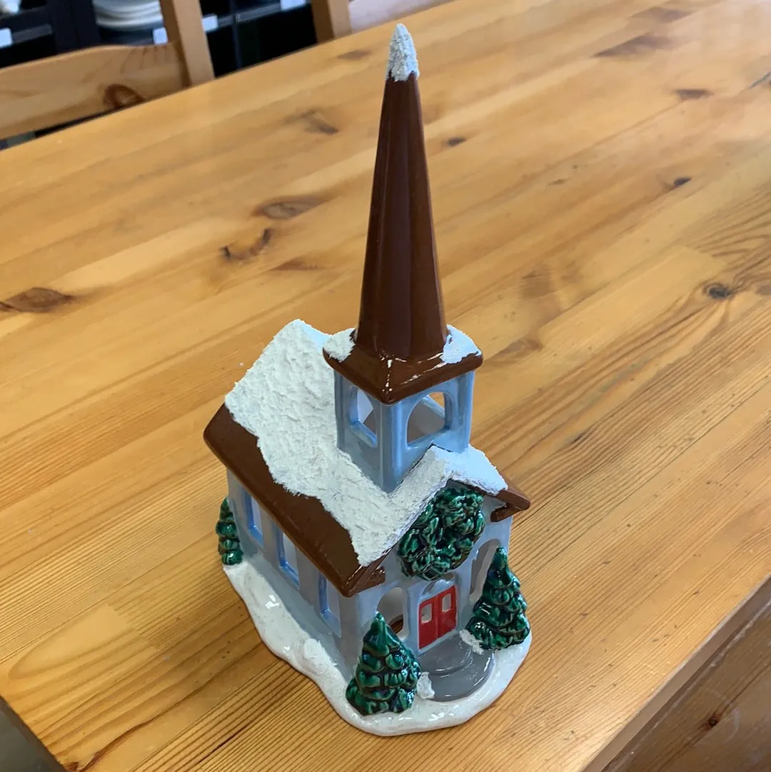 Holiday Village Church Lantern