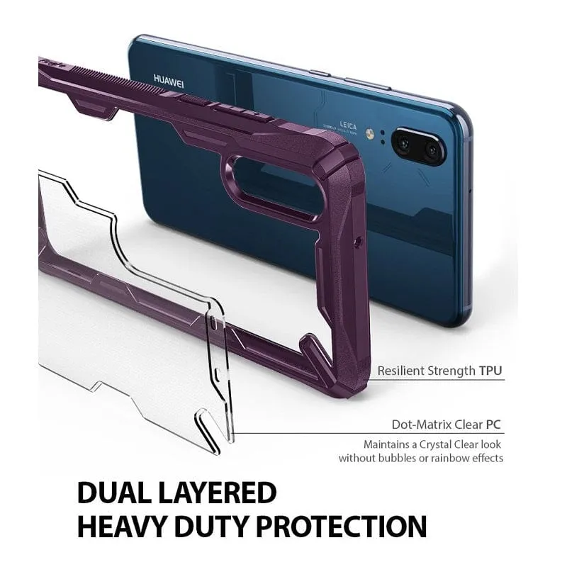 Huawei P20 Case FusionX Lilac Purple By Ringke