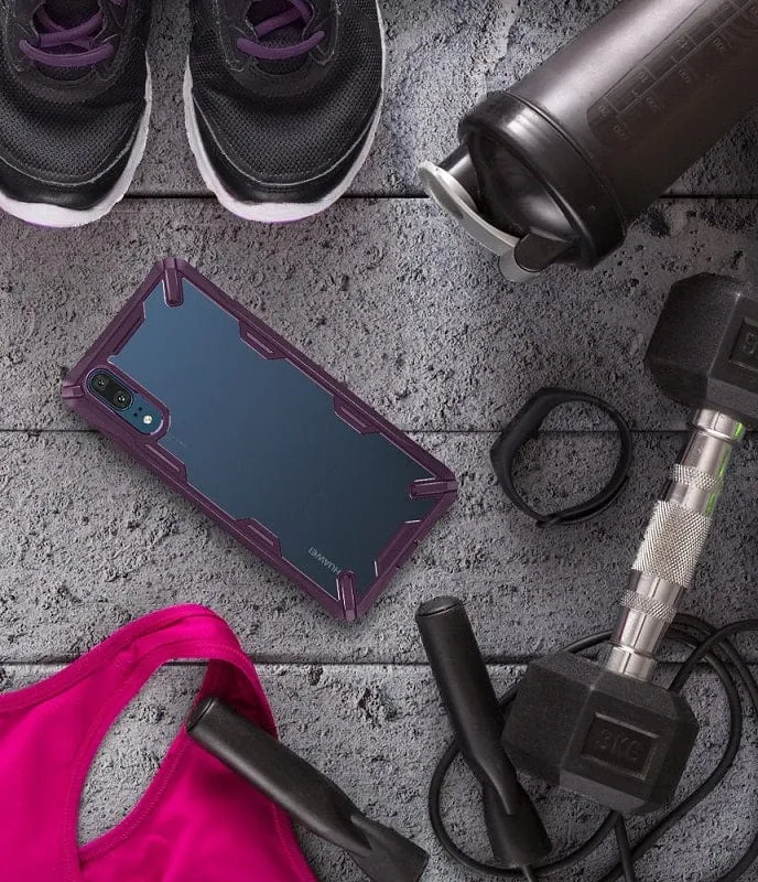 Huawei P20 Case FusionX Lilac Purple By Ringke