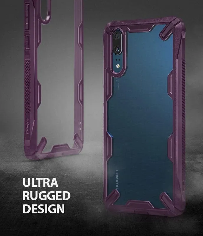 Huawei P20 Case FusionX Lilac Purple By Ringke