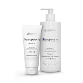 Hydraporin Kit AI Body Moisturizer Intensive 450G Free Hydraporin AI Liquid Soap 200ml - Mantecorp