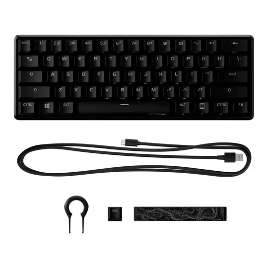 HyperX Alloy Origins 60% Mechanical Gaming Keyboard (HyperX Aqua Switch) - 56R61AA#ABA