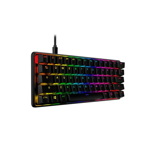 HyperX Alloy Origins 60% Mechanical Gaming Keyboard (HyperX Aqua Switch) - 56R61AA#ABA