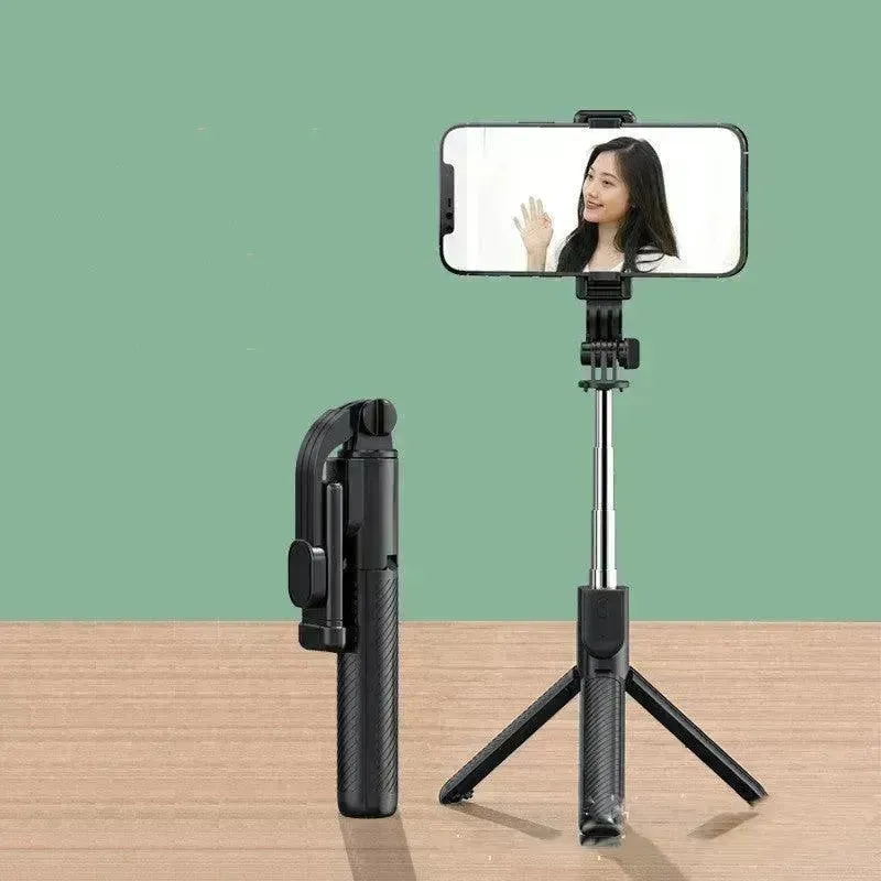 Integrated Selfie Stick Bluetooth Mobile Phone Live Streaming  Tripod Stand