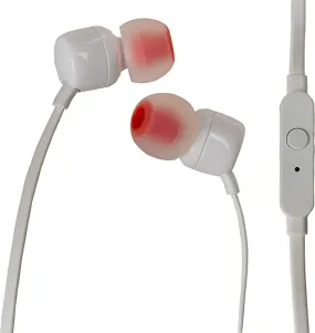 JBL T110 Earphones - White