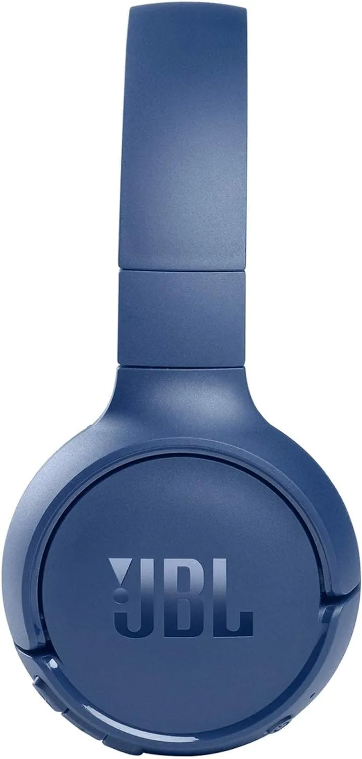 JBL Tune510BT Wireless On-Ear Headphones - Bluetooth 5.0, 40 Hours Battery, Speed Charge (Blue)