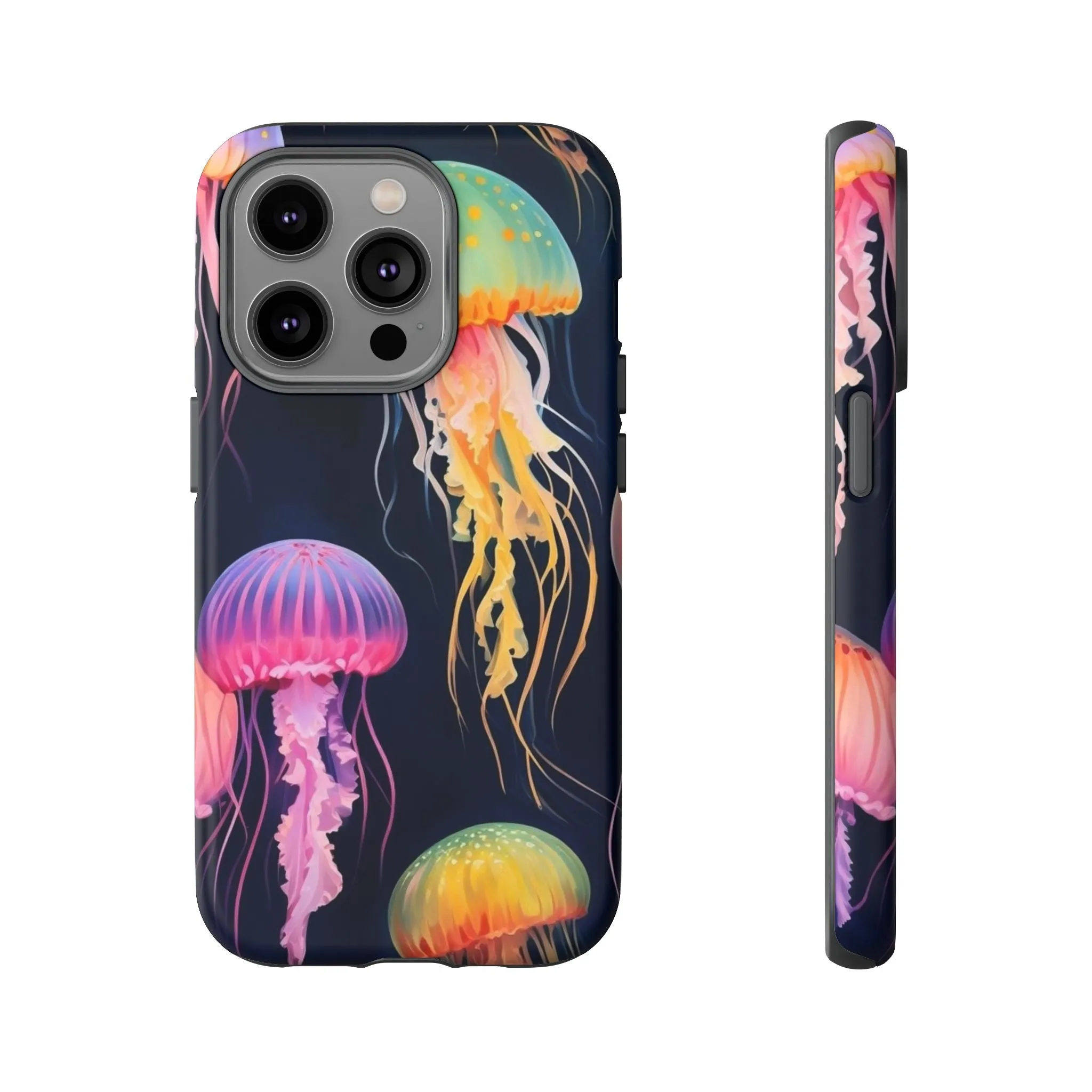 Jellyfish Phone Case, Ocean Aesthetic Case, Tough Cover for Sea Lovers, Unique Gift for Aquatic Enthusiasts, Protective Shell