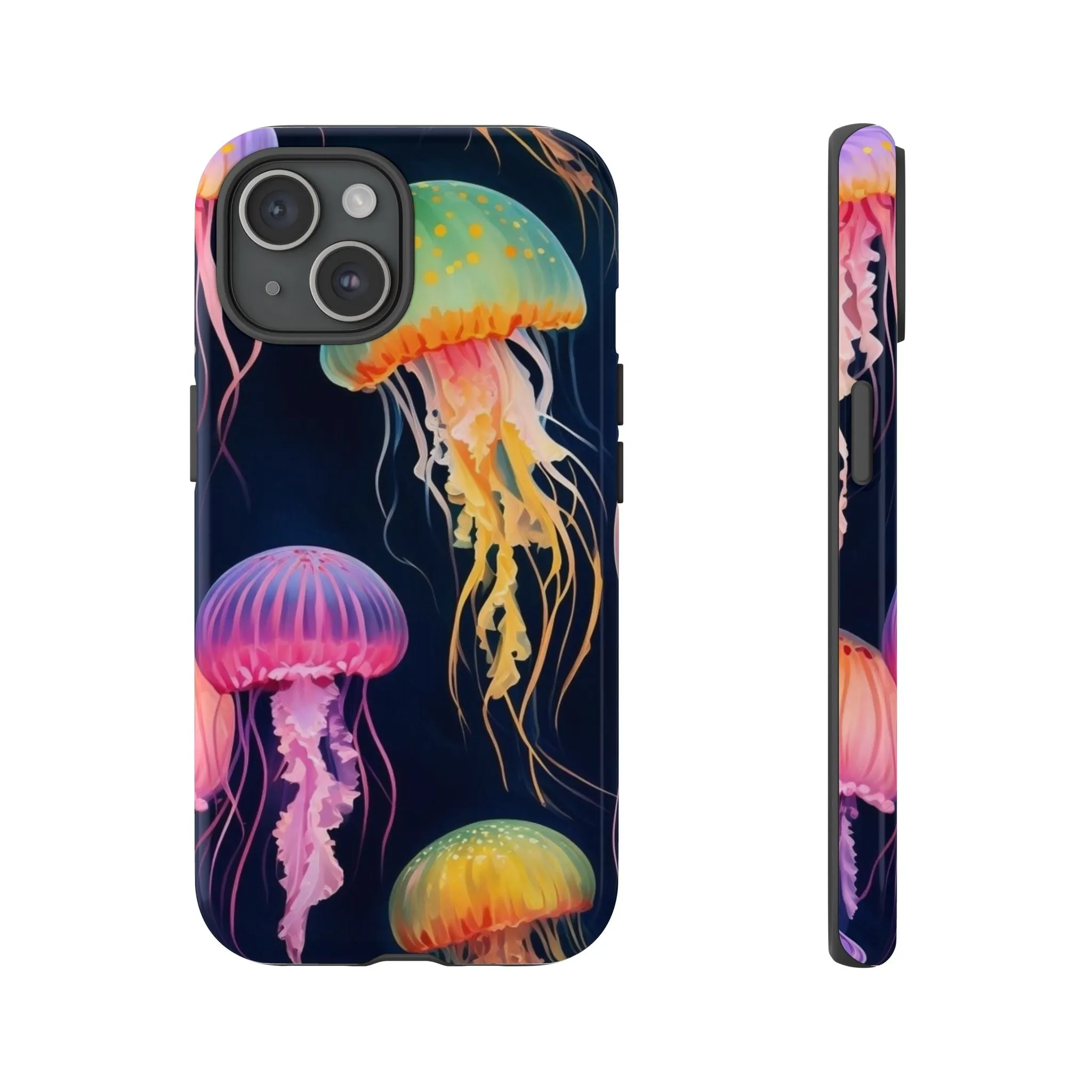 Jellyfish Phone Case, Ocean Aesthetic Case, Tough Cover for Sea Lovers, Unique Gift for Aquatic Enthusiasts, Protective Shell