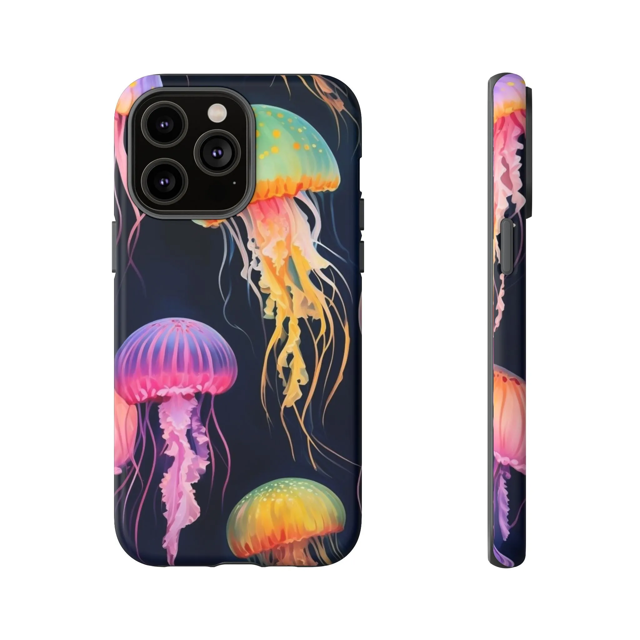 Jellyfish Phone Case, Ocean Aesthetic Case, Tough Cover for Sea Lovers, Unique Gift for Aquatic Enthusiasts, Protective Shell