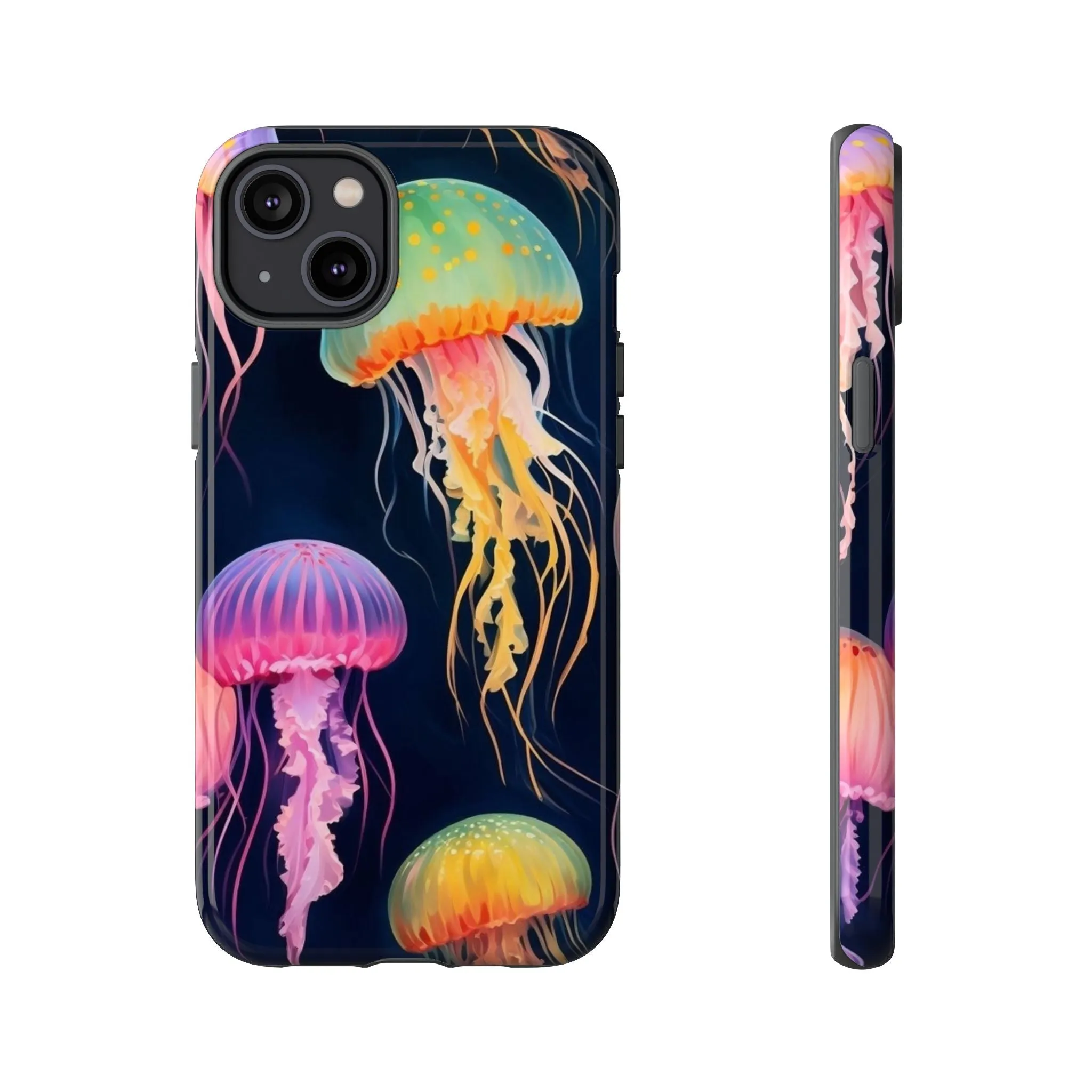 Jellyfish Phone Case, Ocean Aesthetic Case, Tough Cover for Sea Lovers, Unique Gift for Aquatic Enthusiasts, Protective Shell