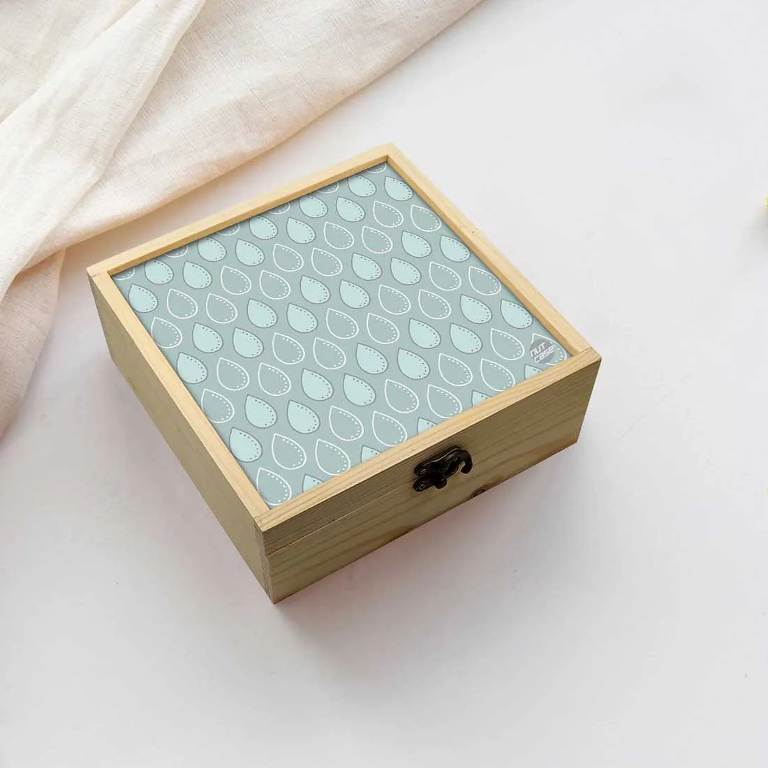 Jewellery Box Makepup Organizer -  Blue Drop