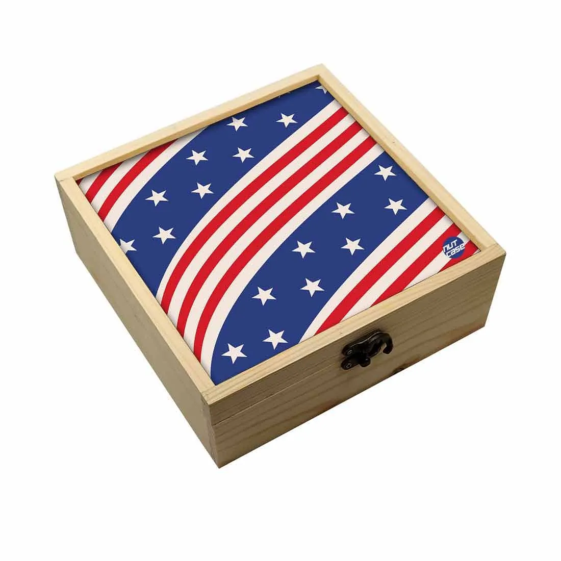 Jewellery Box Makepup Organizer -  Flag