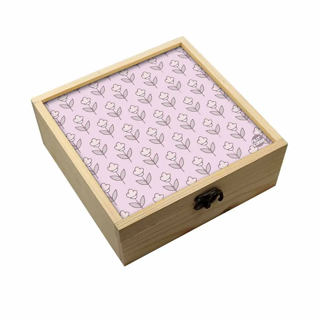 Jewellery Box Makepup Organizer -  Flower Pink Shades