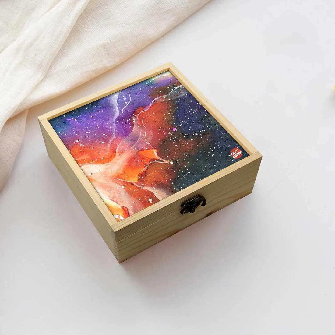 Jewellery Box Makepup Organizer -  Space Multi Watercolor