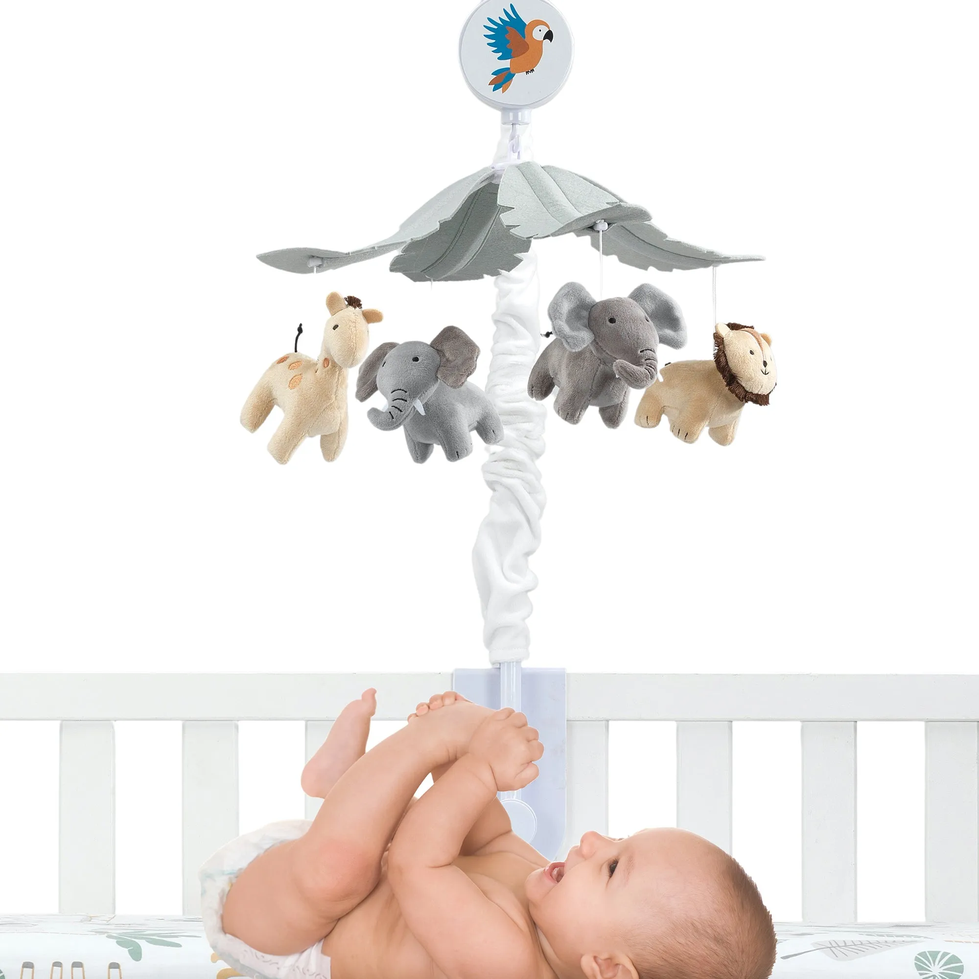 Jungle Friends Musical Baby Crib Mobile