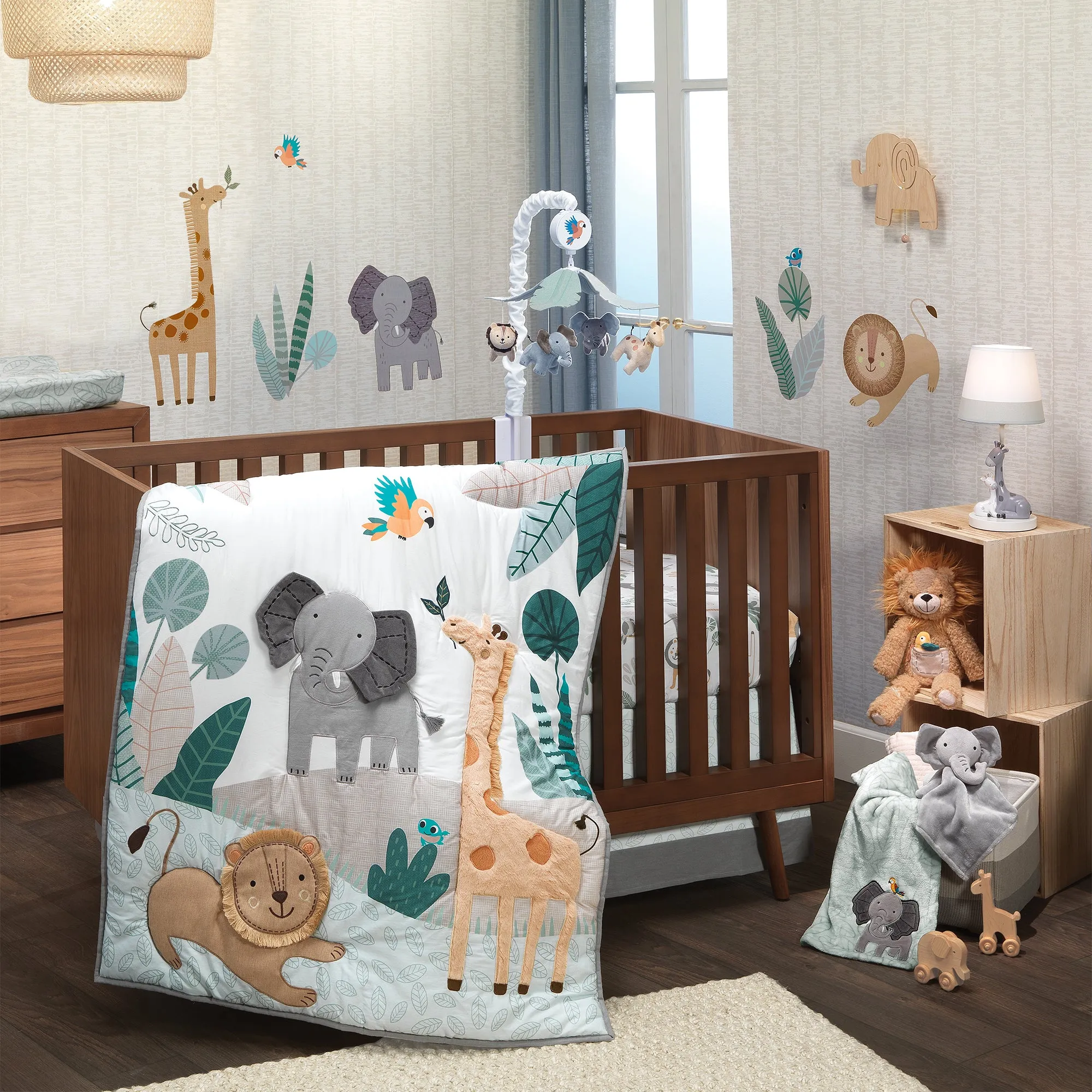 Jungle Friends Musical Baby Crib Mobile