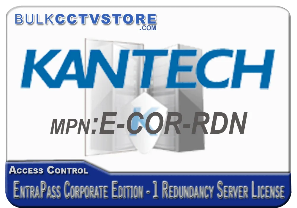 Kantech E-COR-RDN EntraPass Corporate Edition - 1 Redundancy Server License